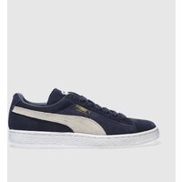 Puma Navy Suede Classic Trainers