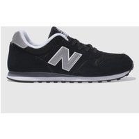 New Balance Black & Silver 373 Trainers