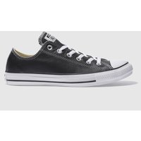 Converse Black All Star Leather Ox Trainers