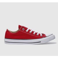 Converse Red All Star Lo Trainers