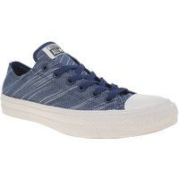 Converse Navy & White Chuck Taylor Ii Knit Ox Trainers