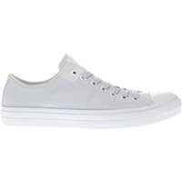 Converse White & Pl Blue Chuck Taylor Ii Ox Trainers