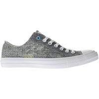Converse White & Grey All Star Chuck Ii Ox Trainers