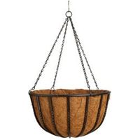 Gardman Wrought Iron Hanging Basket 16 "