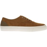 Fred Perry Tan Barson Suede Trainers