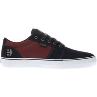 Etnies Navy & Red Barge Ls Trainers