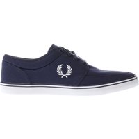 Fred Perry Navy & White Stratford Trainers