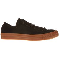 Converse Black All Star Ox Suede Gum Trainers