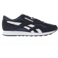 Reebok Navy & White Classic Leather Trainers