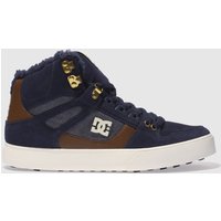 Dc Shoes Navy Spartan Hi Wc Wnt Trainers