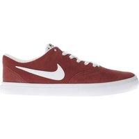 Nike Sb Red Check Solarsoft Trainers
