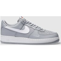 Nike Light Grey Air Force 1 Trainers