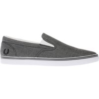 Fred Perry Black Underspin Slip On Trainers
