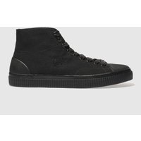 Fred Perry Black Hughes Mid Trainers