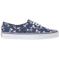 Vans Navy & White Authentic Peanuts Snoopy Trainers
