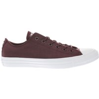 Converse Burgundy All Star Ox Trainers