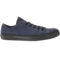 Converse Navy All Star Lo Suede Trainers