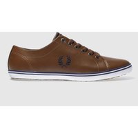 Fred Perry Tan Kingston Leather Trainers