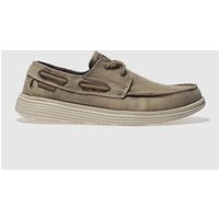 Skechers Brown Status Melec Shoes