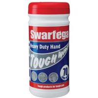 Swarfega Skin Care Tough Extra Large Hand Cleaning Wipes Pack Of 70