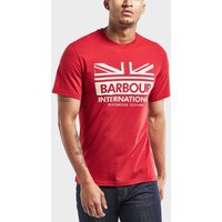 Barbour International Union Logo T-Shirt - Red, Red