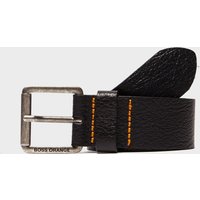 BOSS Orange Leather Belt - Black, Black