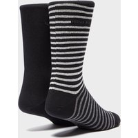 BOSS 2-Pack Stripe Socks - Black, Black