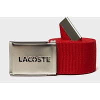 Lacoste Woven Belt - Red, Red