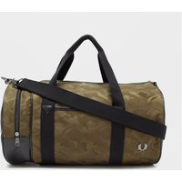 Fred Perry Camo Barrel Bag - Olive, Olive