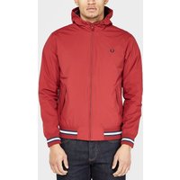 Fred Perry Hooded Brentham Jacket - Red, Red