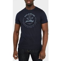 Paul And Shark Logo Short Sleeve T-Shirt - Navy, Navy