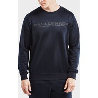 Paul And Shark Mesh Logo Sweatshirt - Navy, Navy