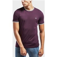 Fred Perry Tipped Ringer Short Sleeve T-Shirt - Purple, Purple
