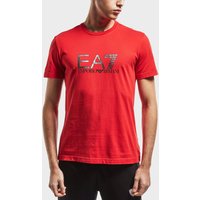 Emporio Armani EA7 Vis Logo Short Sleeve T-Shirt - RED/RED, RED/RED