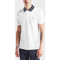 Lacoste Tonal Croc Pique Short Sleeve Polo Shirt - White, White