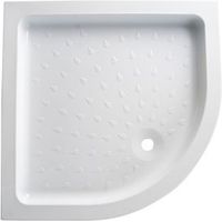 B&Q High Wall Quadrant Shower Tray (L)900mm (W)900mm (D)95mm