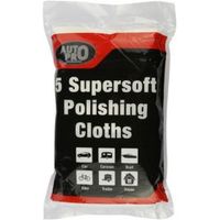 Autopro Accessories Cotton Polishing Cloth Pack Of 5