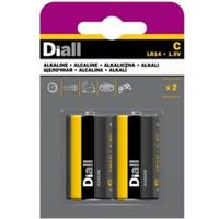 Diall C Alkaline Battery Pack Of 2