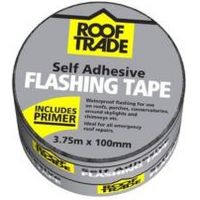 Evo-Stik Rooftrade Grey Flashing Tape (L)3.75m (W)100mm