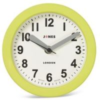Jones Clocks Fab Lime Green Analogue Clock