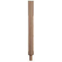 Oak Half Spigot Newel (W)90mm (L)725mm - 3663602070115