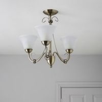 Manor Gold 3 Lamp Ceiling Light