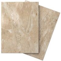 Illusion Mocha Marble Effect Ceramic Wall & Floor Tile Pack Of 10 (L)360mm (W)275mm