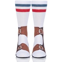 Mens And Ladies 1 Pair Ginger Fox Socks And Sandals Novelty Cotton Socks