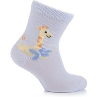 Babies 1 Pair Falke Cotton Giraffe Socks
