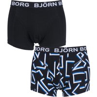 Mens 2 Pack Bjorn Borg 80's Boxer Shorts