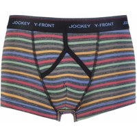 Mens 1 Pack Jockey 80th Anniversary Of The Y-Front Limited Edition Striped Short Trunks