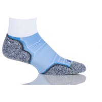 Mens 1 Pair 1000 Mile Breeze Double Layered Ankle Socks With Nilit Breeze Technology