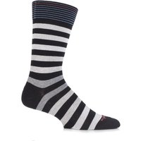 Mens 1 Pair Burlington Blackpool Multi Striped Cotton Socks