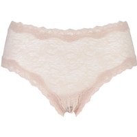 Ladies 1 Pair Kinky Knickers Nottingham Lace Classic Knicker In Oyster